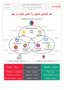 نمونه نتیجه تست کار تیمی بلبین