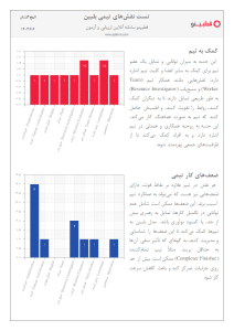 نمونه نتیجه تست کار تیمی بلبین