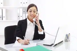 Telephone interview