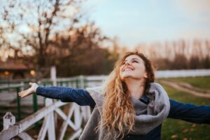 feeling happy