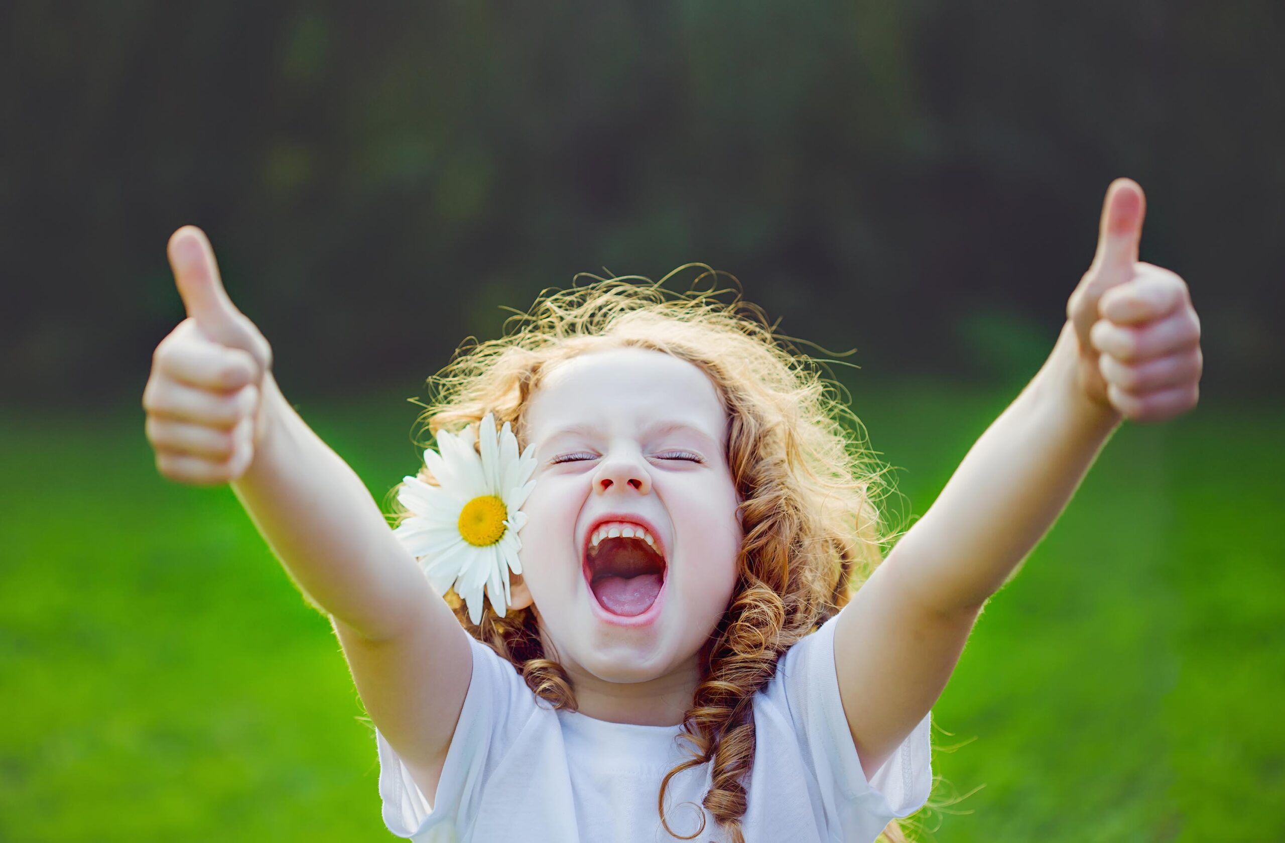 feeling happy